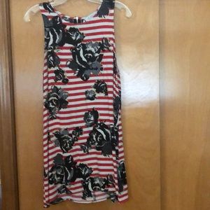 Red/white striped shirt/dress